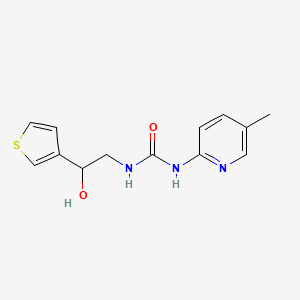 1-(2-Hydroxy-2-thiophen-3-ylethyl)-3-(5-methylpyridin-2-yl)urea