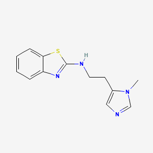 N-[2-(3-methylimidazol-4-yl)ethyl]-1,3-benzothiazol-2-amine