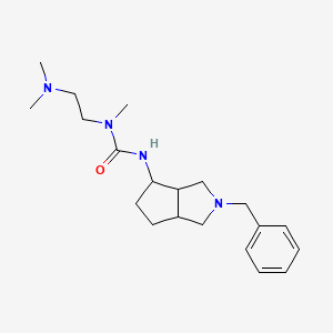 3-(2-benzyl-3,3a,4,5,6,6a-hexahydro-1H-cyclopenta[c]pyrrol-4-yl)-1-[2-(dimethylamino)ethyl]-1-methylurea