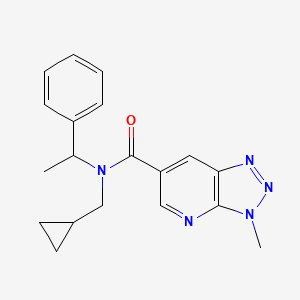 N-(cyclopropylmethyl)-3-methyl-N-(1-phenylethyl)triazolo[4,5-b]pyridine-6-carboxamide