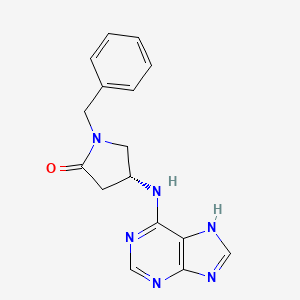 molecular formula C16H16N6O B7650179 (R)-Benpyrine 