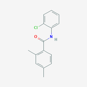 molecular formula C15H14ClNO B7650195 N-(2-chlorophenyl)-2,4-dimethylbenzamide 