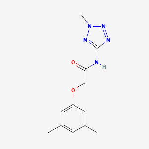 2-(3,5-dimethylphenoxy)-N-(2-methyltetrazol-5-yl)acetamide