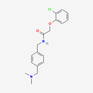 2-(2-chlorophenoxy)-N-[[4-[(dimethylamino)methyl]phenyl]methyl]acetamide