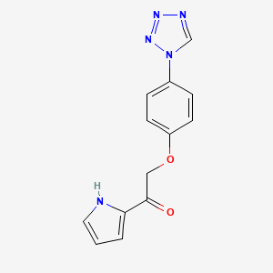 1-(1H-pyrrol-2-yl)-2-[4-(tetrazol-1-yl)phenoxy]ethanone