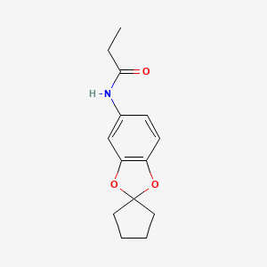 N-spiro[1,3-benzodioxole-2,1'-cyclopentane]-5-ylpropanamide