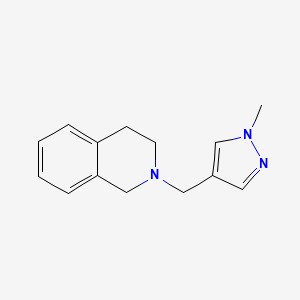 2-[(1-methylpyrazol-4-yl)methyl]-3,4-dihydro-1H-isoquinoline