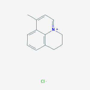 molecular formula C13H14ClN B7650374 4-Methyl-1-azoniatricyclo[7.3.1.05,13]trideca-1,3,5,7,9(13)-pentaene;chloride 