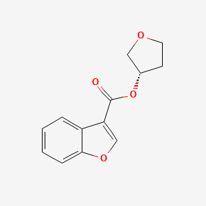 molecular formula C13H12O4 B7650456 [(3S)-oxolan-3-yl] 1-benzofuran-3-carboxylate 