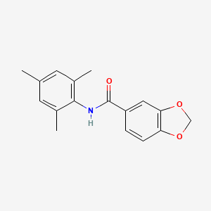 N-(2,4,6-trimethylphenyl)-1,3-benzodioxole-5-carboxamide