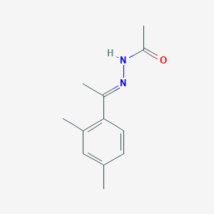 N-[(E)-1-(2,4-dimethylphenyl)ethylideneamino]acetamide