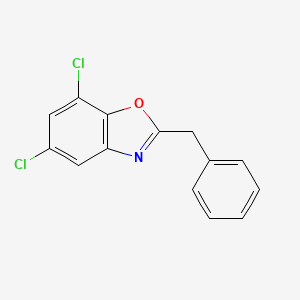 2-Benzyl-5,7-dichloro-1,3-benzoxazole