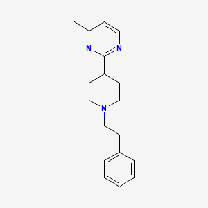 4-Methyl-2-[1-(2-phenylethyl)piperidin-4-yl]pyrimidine