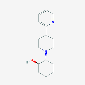 (1R,2R)-2-(4-pyridin-2-ylpiperidin-1-yl)cyclohexan-1-ol