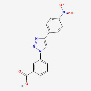 3-[4-(4-Nitrophenyl)triazol-1-yl]benzoic acid