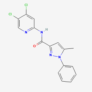 N-(4,5-dichloropyridin-2-yl)-5-methyl-1-phenylpyrazole-3-carboxamide