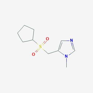 5-(Cyclopentylsulfonylmethyl)-1-methylimidazole