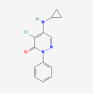 2H-Pyridazin-3-one, 4-chloro-5-cyclopropylamino-2-phenyl-