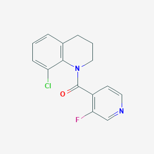 (8-chloro-3,4-dihydro-2H-quinolin-1-yl)-(3-fluoropyridin-4-yl)methanone