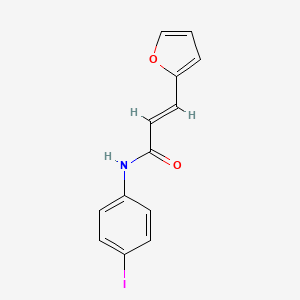 (E)-3-(furan-2-yl)-N-(4-iodophenyl)prop-2-enamide