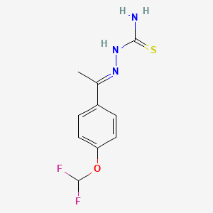 [(E)-1-[4-(difluoromethoxy)phenyl]ethylideneamino]thiourea