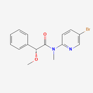 (2R)-N-(5-bromopyridin-2-yl)-2-methoxy-N-methyl-2-phenylacetamide