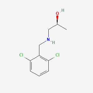 (2R)-1-{[(2,6-dichlorophenyl)methyl]amino}propan-2-ol