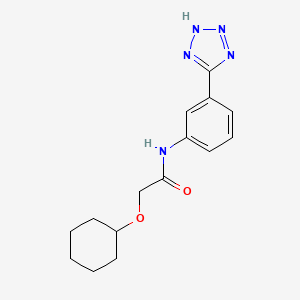 2-cyclohexyloxy-N-[3-(2H-tetrazol-5-yl)phenyl]acetamide