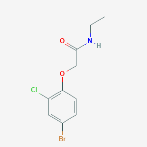 2-(4-bromo-2-chlorophenoxy)-N-ethylacetamide