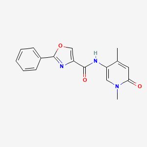 N-(1,4-dimethyl-6-oxopyridin-3-yl)-2-phenyl-1,3-oxazole-4-carboxamide