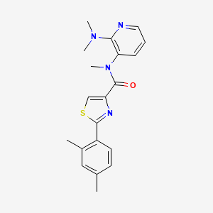 N-[2-(dimethylamino)pyridin-3-yl]-2-(2,4-dimethylphenyl)-N-methyl-1,3-thiazole-4-carboxamide