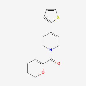 3,4-dihydro-2H-pyran-6-yl-(4-thiophen-2-yl-3,6-dihydro-2H-pyridin-1-yl)methanone