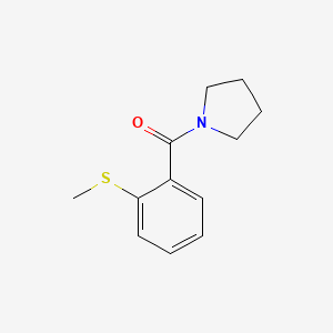 (2-Methylsulfanylphenyl)-pyrrolidin-1-ylmethanone