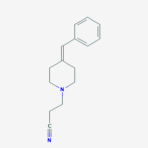 3-(4-Benzylidenepiperidin-1-yl)propanenitrile