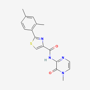 2-(2,4-dimethylphenyl)-N-(4-methyl-3-oxopyrazin-2-yl)-1,3-thiazole-4-carboxamide