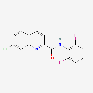 7-chloro-N-(2,6-difluorophenyl)quinoline-2-carboxamide