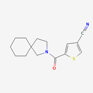 5-(2-Azaspiro[4.5]decane-2-carbonyl)thiophene-3-carbonitrile