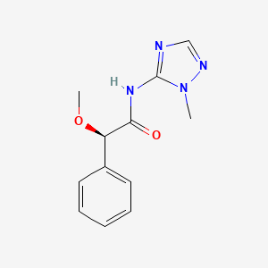 (2R)-2-methoxy-N-(2-methyl-1,2,4-triazol-3-yl)-2-phenylacetamide