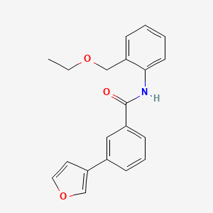 N-[2-(ethoxymethyl)phenyl]-3-(furan-3-yl)benzamide