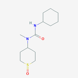 3-Cyclohexyl-1-methyl-1-(1-oxothian-4-yl)urea