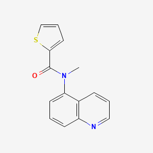 N-methyl-N-quinolin-5-ylthiophene-2-carboxamide