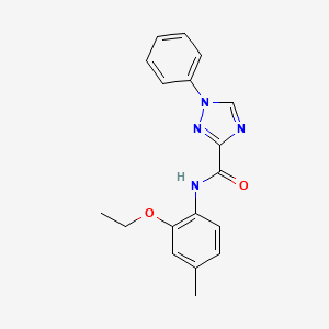 N-(2-ethoxy-4-methylphenyl)-1-phenyl-1,2,4-triazole-3-carboxamide