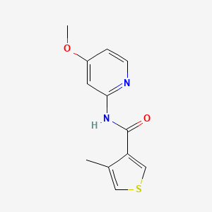 N-(4-methoxypyridin-2-yl)-4-methylthiophene-3-carboxamide