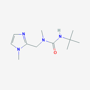 3-Tert-butyl-1-methyl-1-[(1-methylimidazol-2-yl)methyl]urea