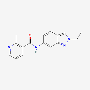 molecular formula C16H16N4O B7652021 N-(2-ethylindazol-6-yl)-2-methylpyridine-3-carboxamide 