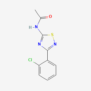 N-[3-(2-chlorophenyl)-1,2,4-thiadiazol-5-yl]acetamide