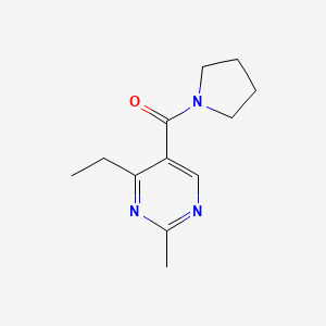 (4-Ethyl-2-methylpyrimidin-5-yl)-pyrrolidin-1-ylmethanone