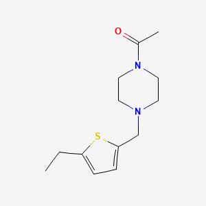 1-[4-[(5-Ethylthiophen-2-yl)methyl]piperazin-1-yl]ethanone