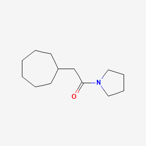 2-Cycloheptyl-1-pyrrolidin-1-ylethanone