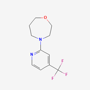 4-[4-(Trifluoromethyl)pyridin-2-yl]-1,4-oxazepane